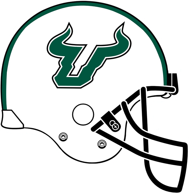 South Florida Bulls 2003-Pres Helmet Logo v2 diy DTF decal sticker